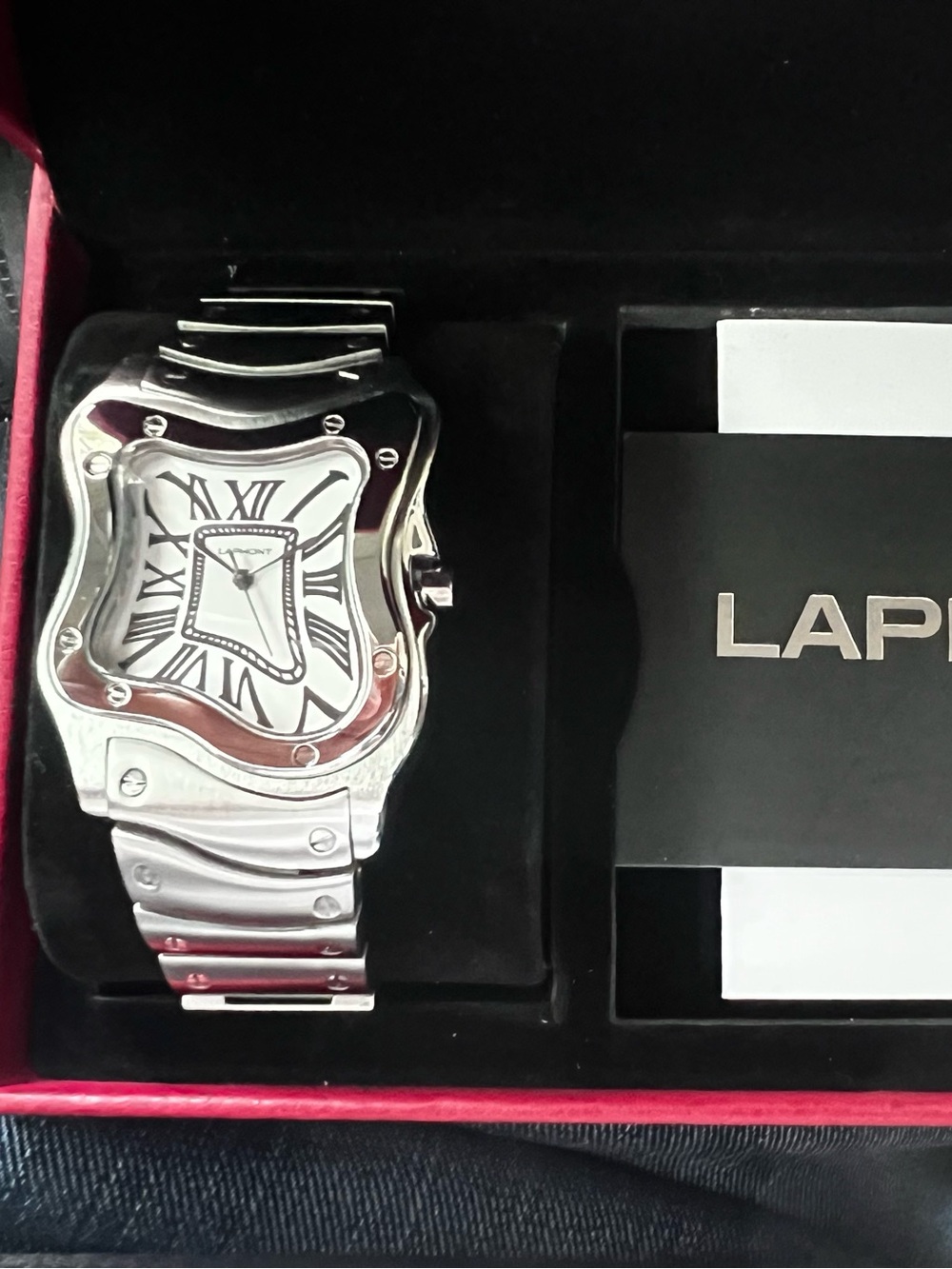 Laphonte Men's Silver Stainless Steel Watch - Silver